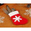 12 mini-chaussettes de Noël - Range-couverts - Fourchette, sac à couteaux - Décorations de table 2