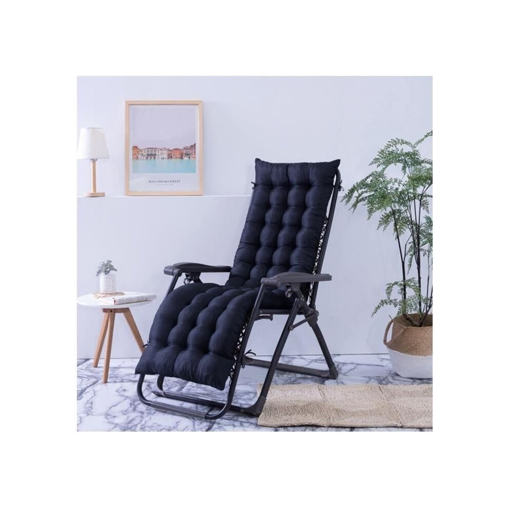 Coussin de bain de soleil pliable et antidérapant - Marque - Modèle - Thick Comfort - 48 x 160 cm - Noir