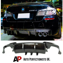 For BMW 5 Series M5 F10 F11 M Sport Rear Valance Diffuser Quad Exhaust
