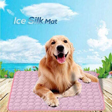 Tapis rafraîchissant pour chien en soie glacée, respirant, auto-ventilé, plusieurs tailles