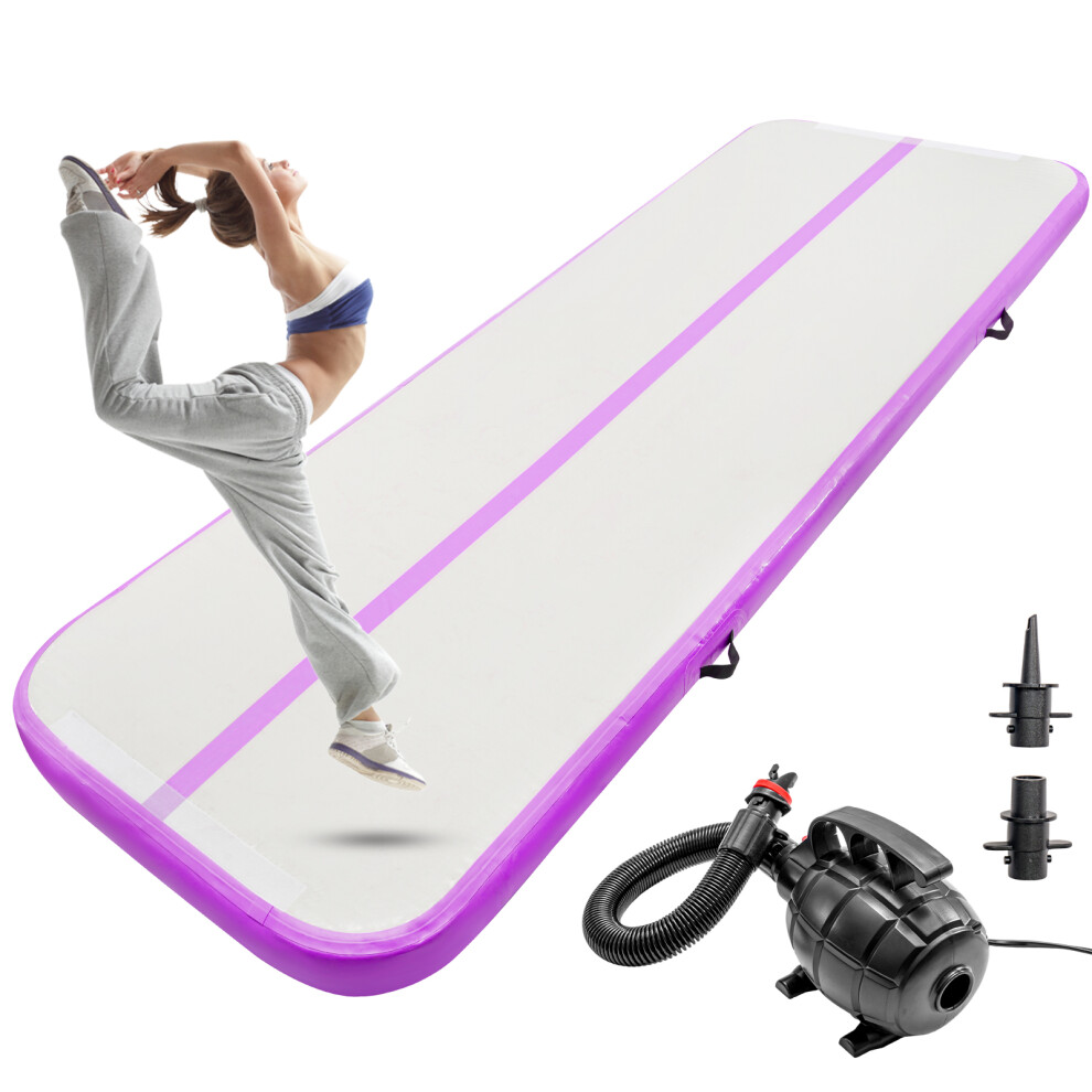 10FT Air Mat Inflatable Tumbling Gymnastics Mat Yoga Mat with Pump