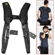 Harnais à double bandoulière pour appareil photo reflex numérique