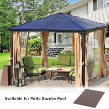 6Pcs Polycarbonate Panels, Waterproof UV Protected Reinforced Sheets
