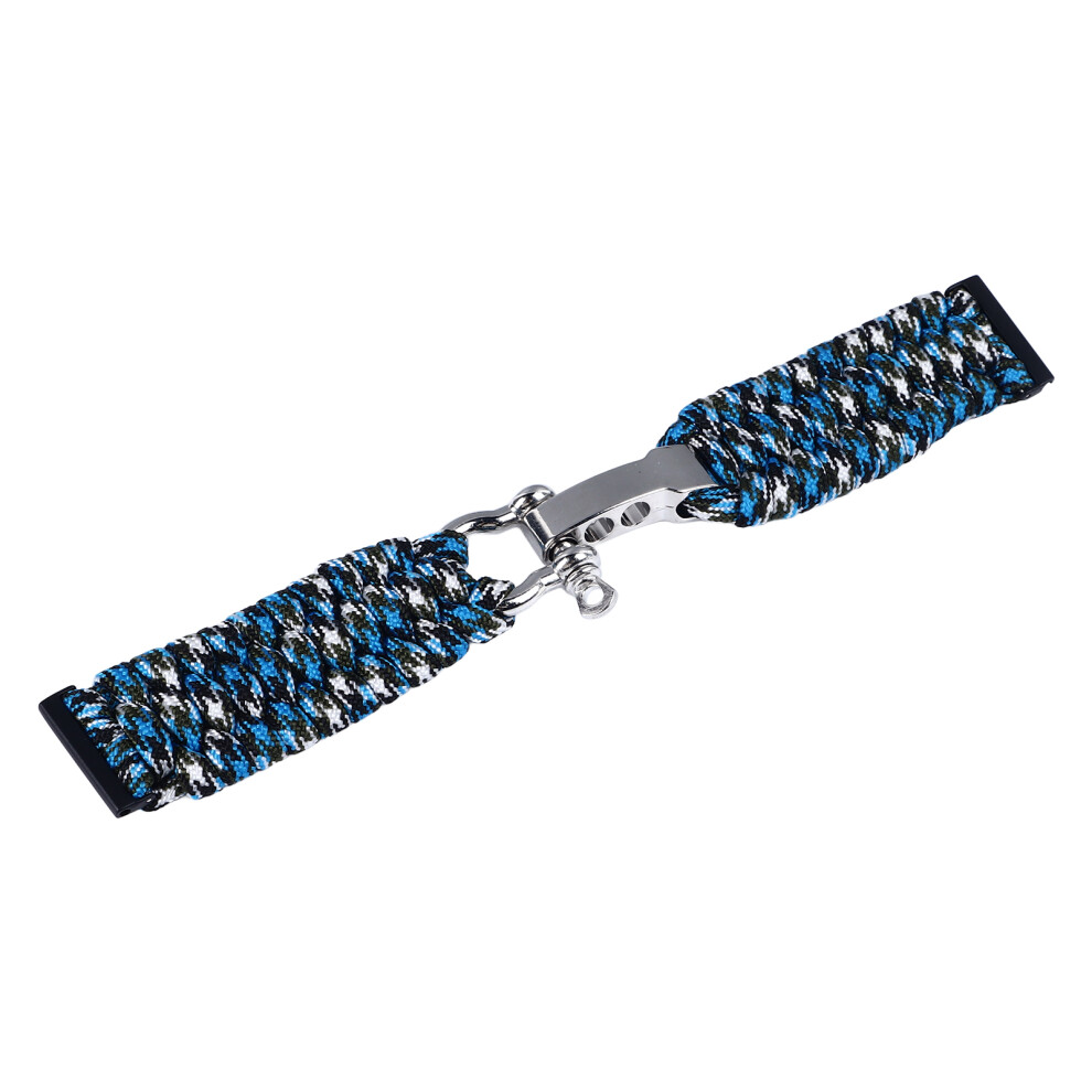 Replacement Watch Strap Watch Woven Band Nylon Paracord Woven Handmade Watch Strap For Suunto 7 9 D5i 24Mm Ocean 9461318286929