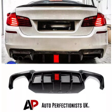 For BMW 5 Series M5 F10 F11 M Sport Quad Exhaust Rear Valance Diffuser