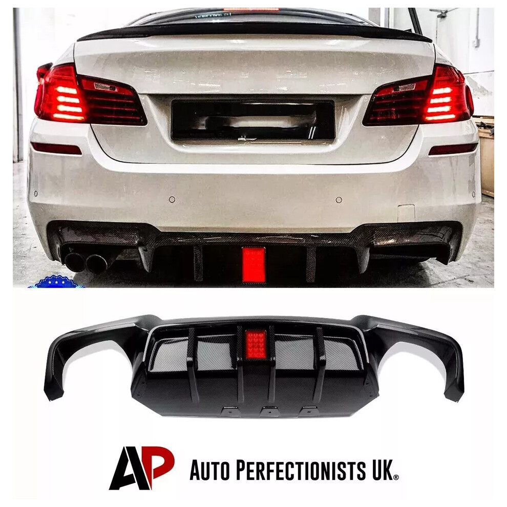 For Bmw 5 Series M5 F10 F11 M Sport Quad Exhaust Rear Valance Diffuser 5061072664823