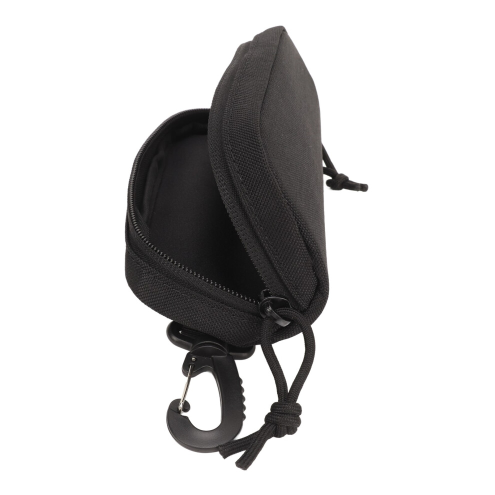 Sunglasses Carrying Case Shockproof Nylon Eyeglass Pouch Portable Multifunctional Glasses Bag for Outdoors