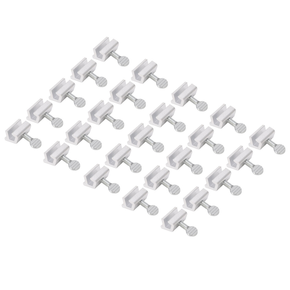 25Pcs Sliding Window Lock Aluminum Alloy Vertical Horizontal Door Window Lock Stopper With Key 5091318334043
