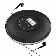 Portable CD Player with 3.5mm Wired Headphones Support TF Card MP3 Music Player A-B Repeat Function with LCD Display Touch Button