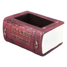 Book Shaped Succulent Pot Vintage Decorative Succulent Plant Pot Resin Flowerpot for Balcony Desktop Windowsill