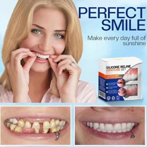 Ensemble de prothèses dentaires en silicone Bikenda, ensemble de prothèses dentaires souples 2