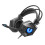 Wired Gaming Headset Professional Ergonomic Comfortable Clear Gaming Headset for PC Computer Black Blue 1