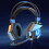 Wired Gaming Headset Professional Ergonomic Comfortable Clear Gaming Headset for PC Computer Black Blue 5