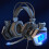 Wired Gaming Headset Professional Ergonomic Comfortable Clear Gaming Headset for PC Computer Black Blue 12