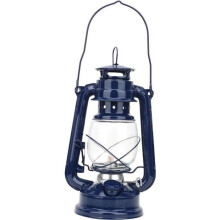 Lampe à pétrole vintage, lanterne à huile, décoration de fête, pub, cadeau (bleu) - HEN