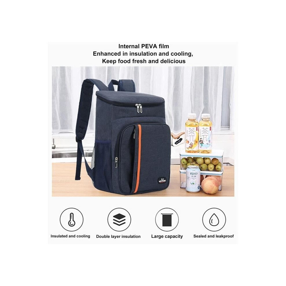 Sac à Dos de Pique-Nique Sac de Pique-Nique épaissie Feuille d'aluminium Sac à Lunch Portable