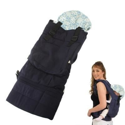 Porte-bébé ergonomique - MARQUE - Modèle - Bleu - Bébé - Toile de coton 1