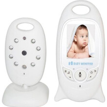 Babyphone vidéo sans fil avec microphone et vision nocturne 2,0 pouces