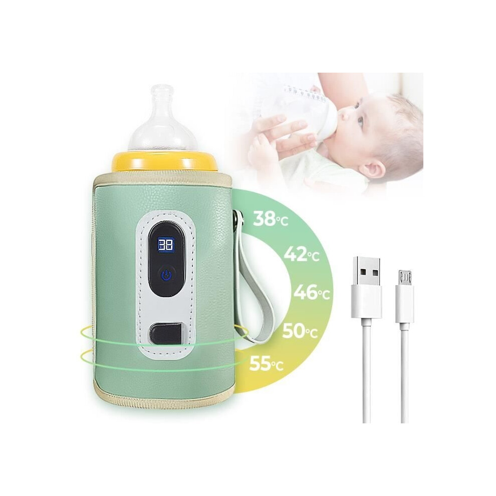 Chauffe-biberon USB portable Ysinobear - Sac isotherme - Thermostat chauffe-lait pour bébé à la maison ou en voiture