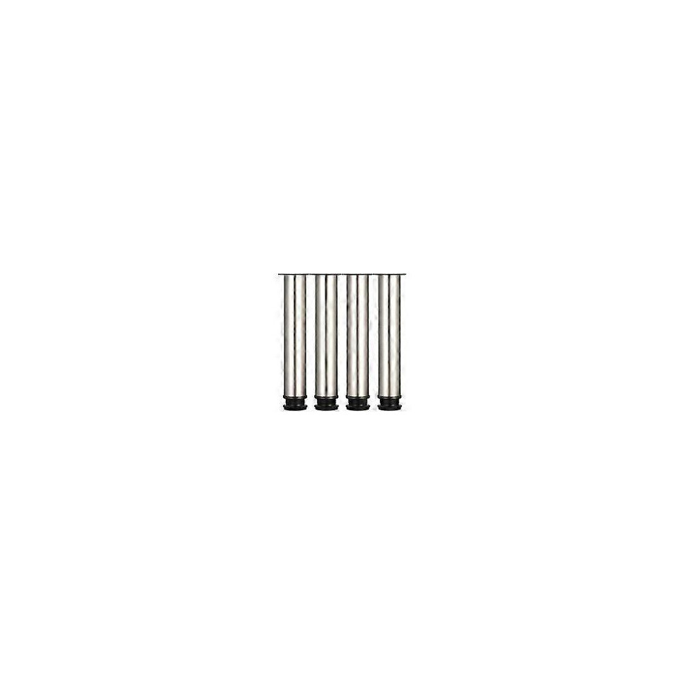 (As Show, One Size) Adjustable Legs 250Mm Height Thicken Cabinet Legs Table Legs Furniture Legs, Brushed Stainless Steel, Adjustable Height 0-15Mm 5413693813676