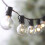 25FT G40 25 BULBS WARM WHITE GLOBE FESTOON STRING LIGHTS MAINS POWERED 2