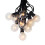 25FT G40 25 BULBS WARM WHITE GLOBE FESTOON STRING LIGHTS MAINS POWERED 7