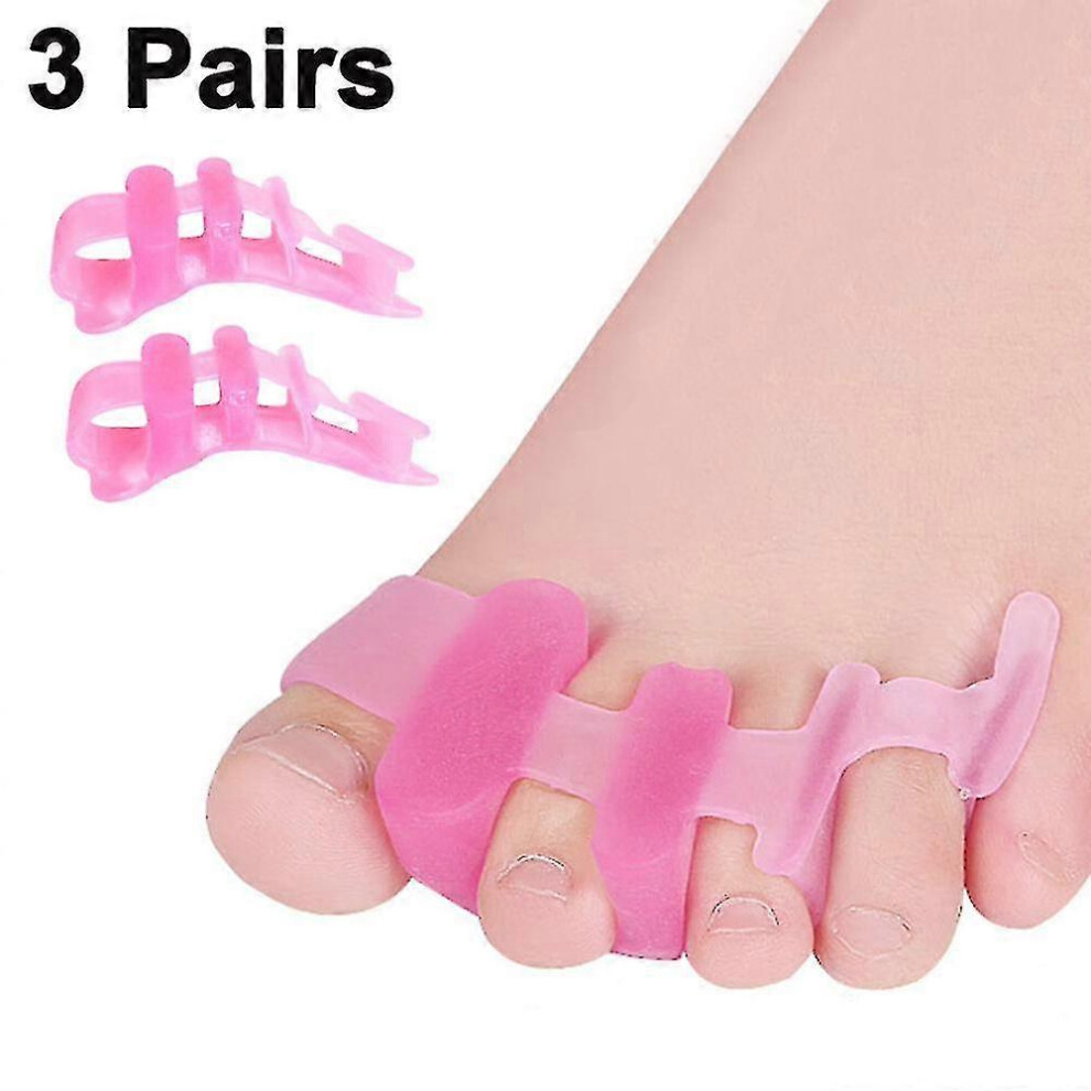 Kikidex (As Show, One Size) Toe Separators, Toe Spacers ,Realign Toes And Relieve Tightness In Your Feet, Toe Spacers For Overla