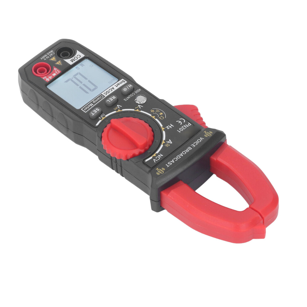 Clamp Meter Intelligent Voice Broadcasting Auto Ranging Ac Dc Current Voltage Tester With Backlit 7641318395605
