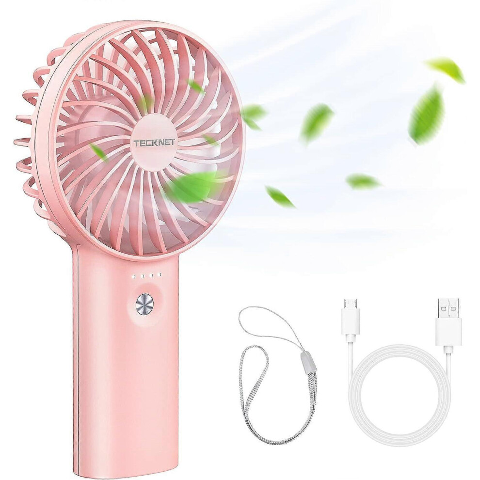 (As Show, One Size) Handheld Fan Mini With 5200Mah Power Bank, Portable Usb Fan With Rechargeable Personal Electric Fan, 3 Adjustable Speed Desk Fan F 4633503725710