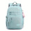 (Blue) Large Capacity Foldable Backpack - Adjustable Straps, Multiple Compartments, Durable Oxford Fabric, Solid Color (Pink/Blue/Black) for Women & Men, 1