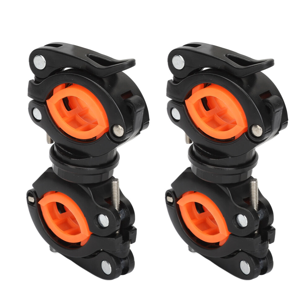 Walking Stick Cane Drive Rollator Rotate Universal Accessory Drive Walker Cane Holder for Elderly Black Orange