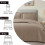 (Mink, Double) 3 Piece Emboss Bedspread Quilted Bedding Set Throw 5