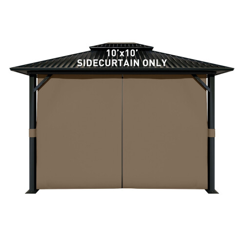 10 x 10 ft Gazebo Curtain Set 1