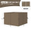 10 x 10 ft Gazebo Curtain Set 3