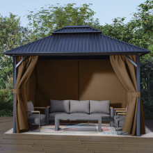 10 x 10 ft Gazebo Curtain Set