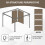 10 x 10 ft Gazebo Curtain Set 4