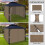 10 x 10 ft Gazebo Curtain Set 7