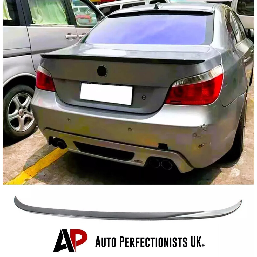 For Bmw 5 Series M5 E60 Rear Spoiler Boot Lip Wing M Sport Performance Black 5061072664922