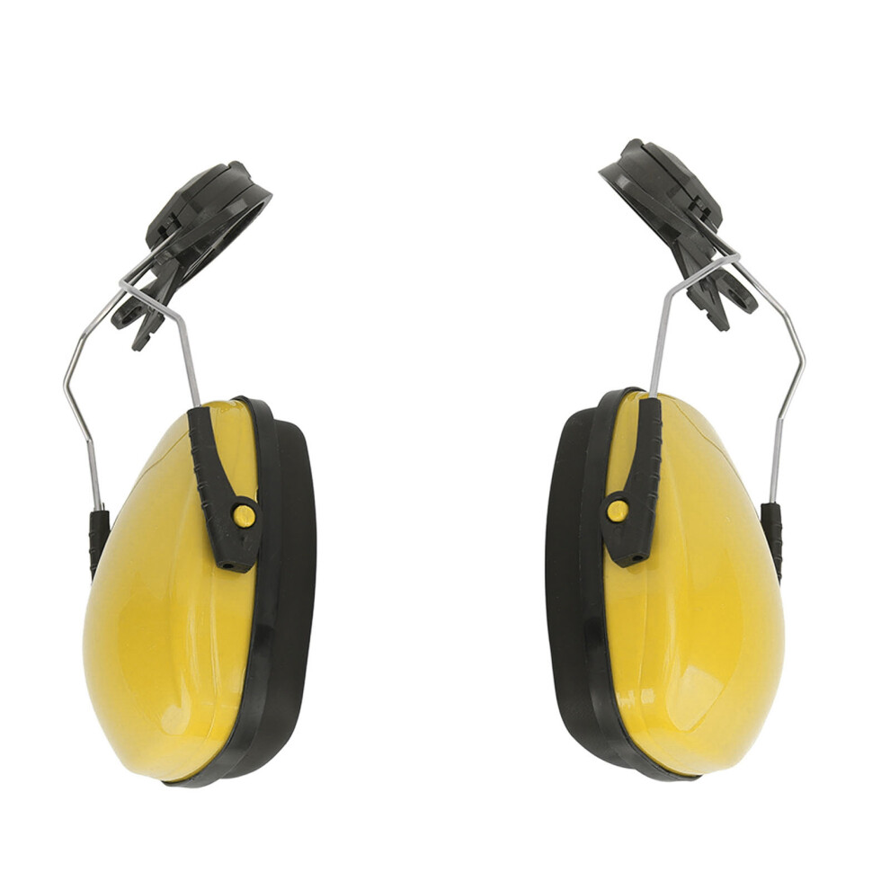 Helmet Ear Muff Noise Reduction Earmuff Hearing Protection Sound Blocking Earmuff For Working Woodworking Yellow 9451318555378