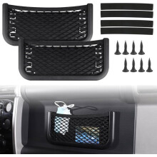 Filet de rangement pour camping-car, 2 pièces, pochette de rangement pour filet de rangement pour voiture, filet de rangement pour camping-car, filet