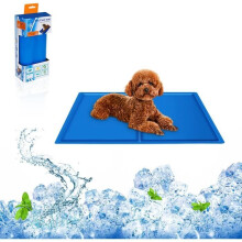Tapis rafraîchissant pour chien, 40 x 50 cm, tapis rafraîchissant durable avec gel froid
