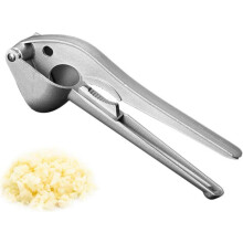 Presse-ail - Râpe à ail en alliage d'aluminium, broyeur d'ail avec poignée facile à presser, outils manuels pour l'ail
