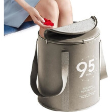 Bain de pieds pliable, seau de bain de pieds portable, bol de bain de pieds pliable de grande capacité avec couvercles, bain de pieds de pédicure