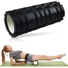 rouleau de massage, rouleau de massage en mousse à grille, rouleau de massage musculaire, rouleau de massage sportif pour massage