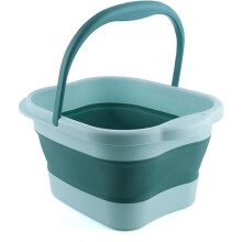 Seau de bain de pieds pliable, bassin de spa multifonction pour les pieds, grande baignoire pliable avec poignée, bassin de massage