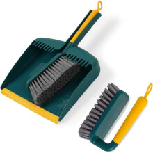 Ensemble pelle et balayette, pelle et balayette à main, brosse de nettoyage portable, petit balai et pelle à poussière pour table de salle de bain