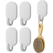 Crochets muraux adhésifs, crochets pour ustensiles de cuisine, crochets muraux pour salle de bain, porte-serviettes mural