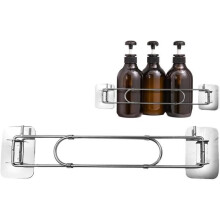 Barre de douche pour camping-car - Barres d'angle de douche extensibles et autocollantes avec rotation à 180