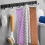 Lot de 3 filets exfoliants en nylon avec cordon pour bain profond 4