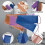 Lot de 3 filets exfoliants en nylon avec cordon pour bain profond 3